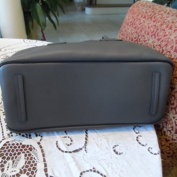 New Mark Jacobs Gray Pebbled Leather Shoulder Bag - Picture 9 of 16